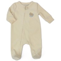 H13517: Baby Unisex Velour All In one (0-6 Months)